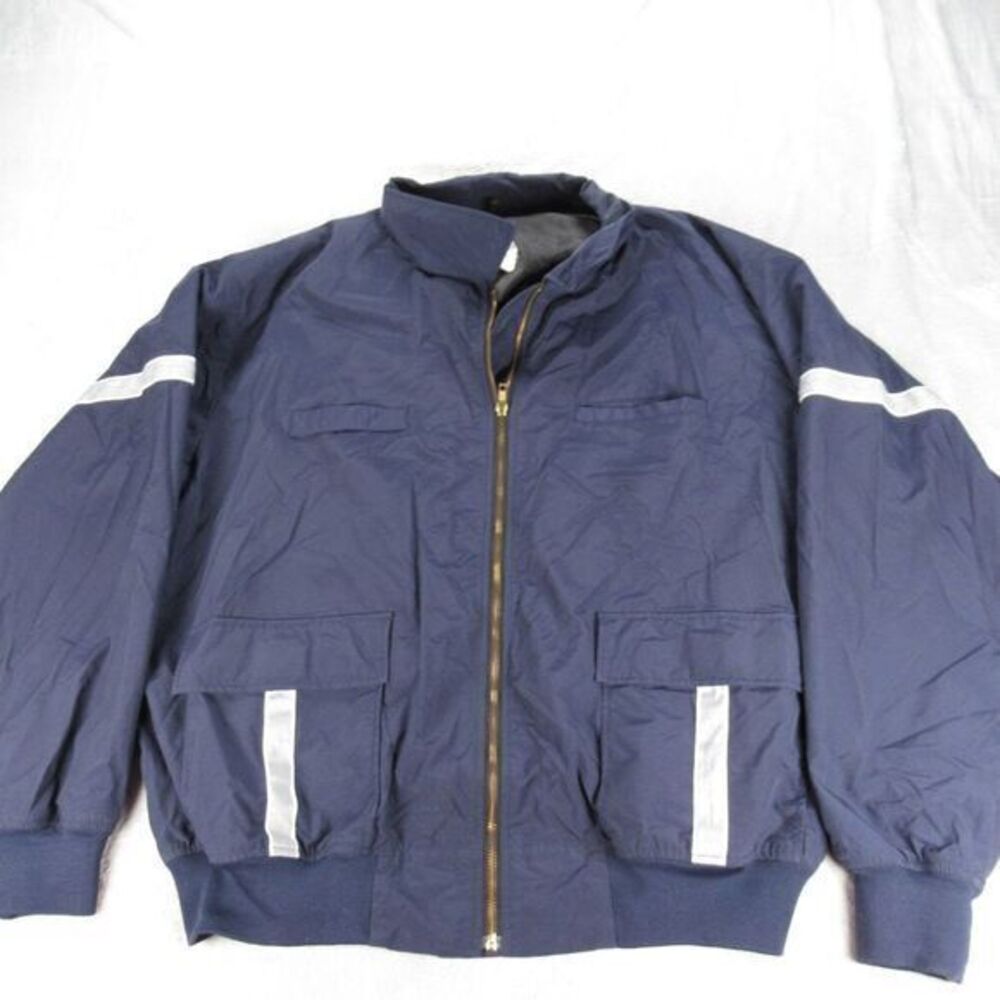 United Airlines Jacket Mens XXL Navy Waterproof Reflective Marshaller 3in1 Shell